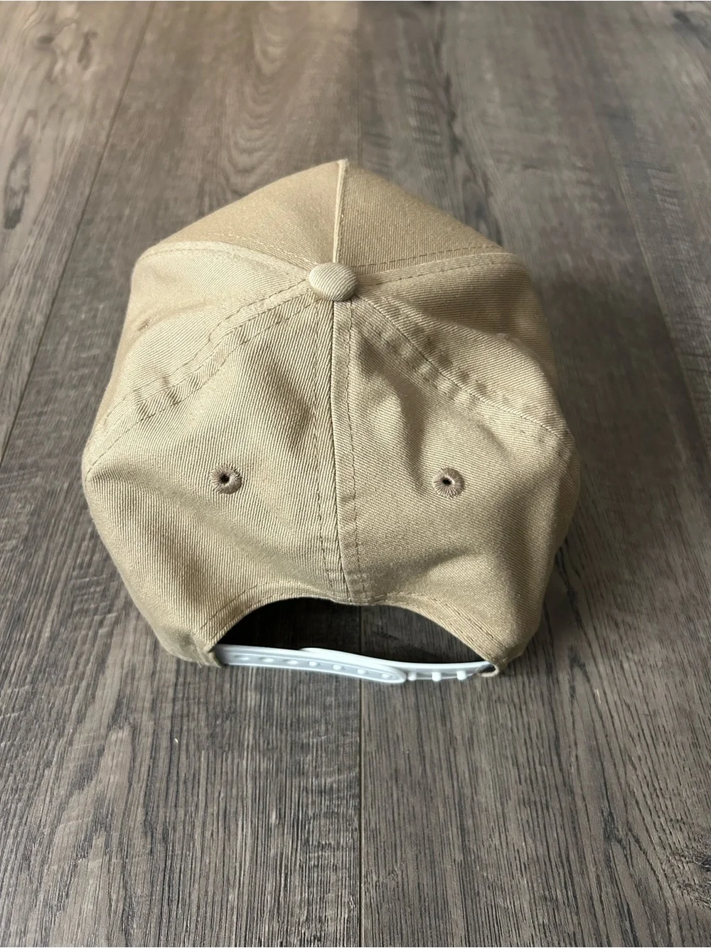 New Era 9FORTY LA Dodgers Tan Cap with White Logo
